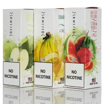Skwezed - No Nicotine Vape Juice - 100ml - Kiwi Strawberry
