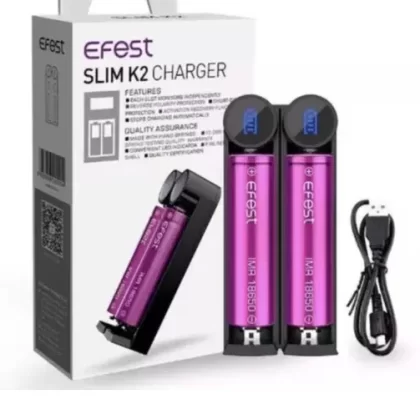 Efest Slim K2 Charger Dual Battery Charger 18650-20700-21700