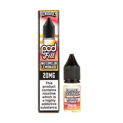 Watermelon Lemonade Nic Salt E-Liquid by Seriously Pod Fill - 10mg