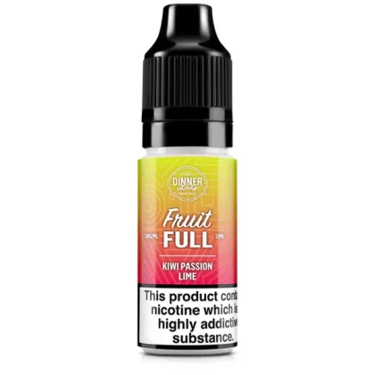 Kiwi Passion Lime Fruit FULL Nic Salt E-Liquid by Dinner Lady - 20mg