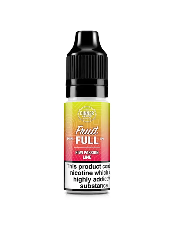 Kiwi Passion Lime Fruit FULL Nic Salt E-Liquid by Dinner Lady - 20mg