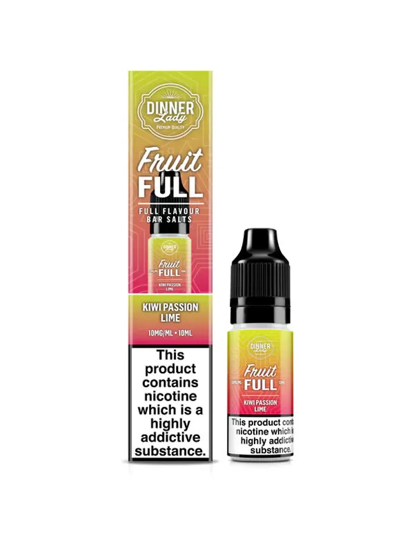 Kiwi Passion Lime Fruit FULL Nic Salt E-Liquid by Dinner Lady - 20mg - Image 2