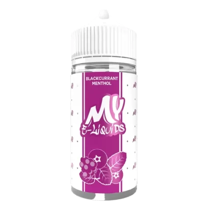 BLACKCURRANT MENTHOL E-LIQUID SHORTFILL BY MY E LIQUID ICE 100ML