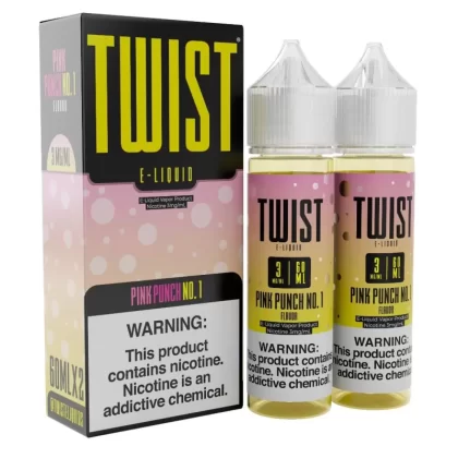 Twist e-Liquids Pink Punch No 1 eJuice - 120mL (2x60mL); Vape Product, Vape Product (38E0C7)