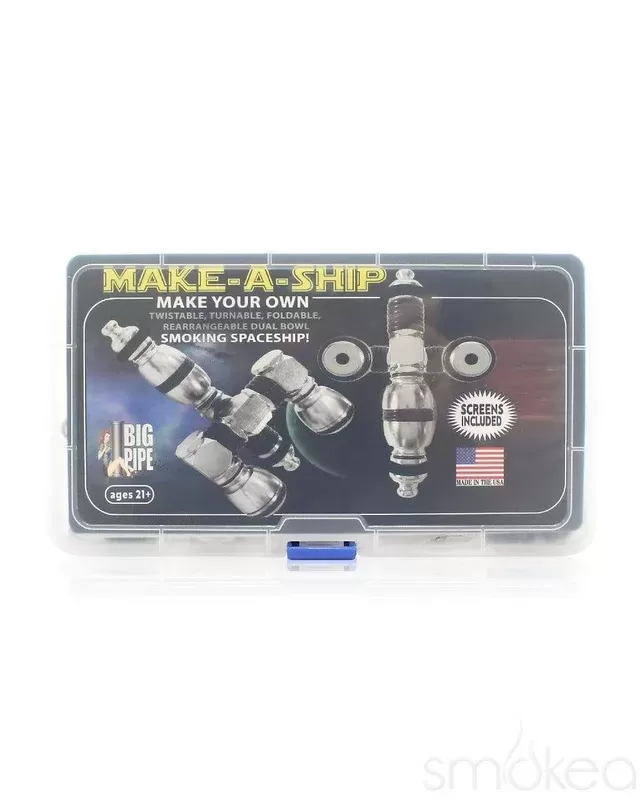 Big Pipe Make A Ship Metal Pipe Kit - Vape Store
