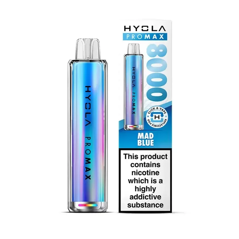 Hyola Pro Max 8000 Prefilled Pod Kit Mad Blue - Nicotine Strength#20mg (F2D00C)