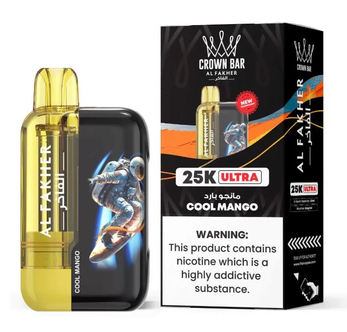 Al Fakher - 25K Ultra Disposable Vape (25,000 Puffs) - Spearmint / 5 mg - Image 2