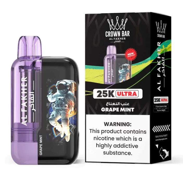 Al Fakher - 25K Ultra Disposable Vape (25,000 Puffs) - Spearmint / 5 mg - Image 3