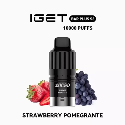 IGET Bar Plus S3 Pod – Strawberry Pomegranate - Ozvapeone