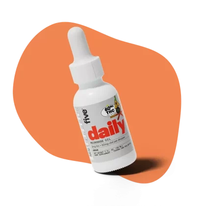 Five CBD daily citrus thc + cbd drops