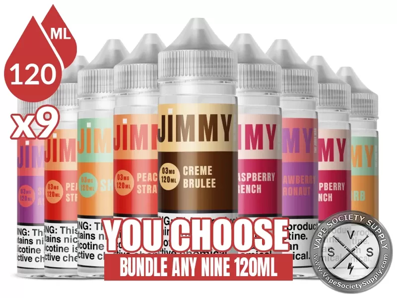 Jimmy The Juice Man Bundle 9x120ml (1080ml)