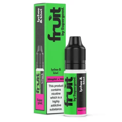 Lychee & Kiwi Nic Salt – Fruit by Supergood