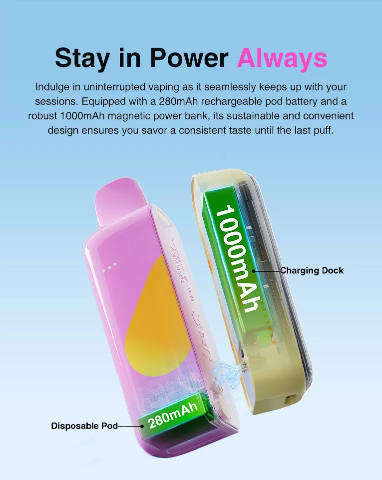 Lost Vape REFEEL 18K Disposable Kit – 18000 Puffs - Strawnana - Image 2