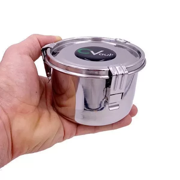 Stainless Steel Humidity Controlled Storage Container by CVault