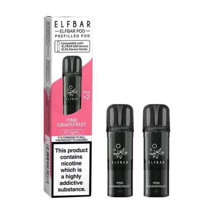 Pink Grapefruit Elfbar 600 Pods - Vape Product