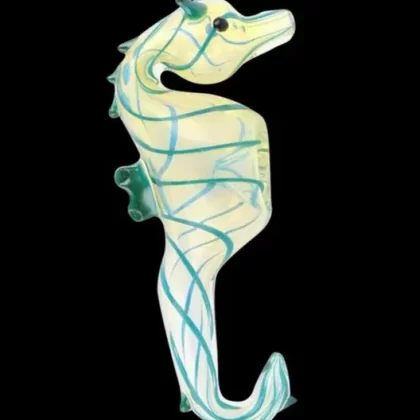 Seahorse Glass Hand Pipe - Vape Store