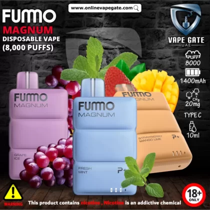 Fummo Magnum Disposable Vape (8,000 Puffs) - 20 mg / Peach Mango