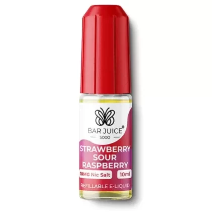 Strawberry Sour Raspberry by Bar Juice 5000 - 10 mg/mL, 20 mg/mL