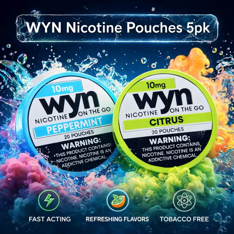 WYN Nicotine Pouches 5pk - Mango / 14mg - Vapeciga
