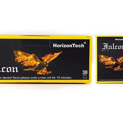 Horizon Falcon Coils 3pk - F2 0.2 Ohm (Natural Flax Fiber) - Vapeciga