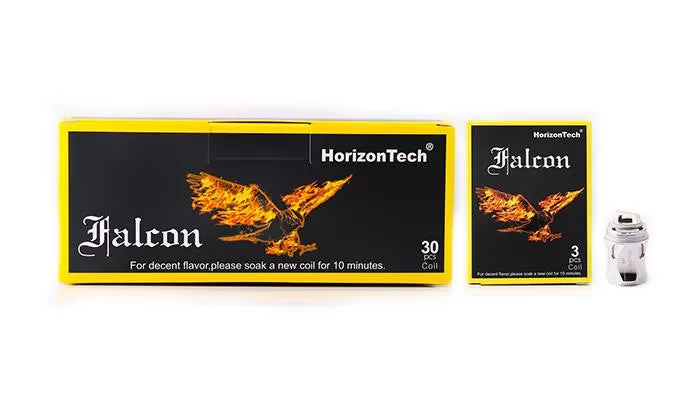 Horizon Falcon Coils 3pk - F2 0.2 Ohm (Natural Flax Fiber) - Vapeciga