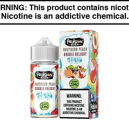 SOUTHERN PEACH DOUBLE DELIGHT ICE BY FRUISION 100ML - Vapejuice