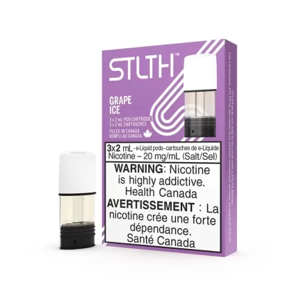 STLTH PODS – GRAPE ICE - Nicotine Strength#20 MG>BOLD 50
