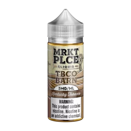 MRKTPLCE - “TBCO BARN” Kentucky Tobacco - 100ML E-Liquid - 12MG
