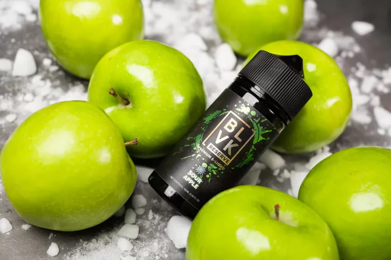SOUR APPLE – BLVK RESERVE – 100ML – 3MG - Vapebar Pk
