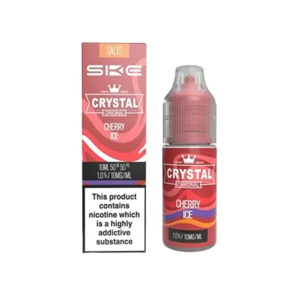 SKE Crystal Salts Cherry Ice E Liquid 10ml - Nicotine Strength#20mg>10mg (FA9554) (FA9554)