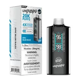 Flavour Beast Unleashed DCP 20K Disposable Vape – Epic Blue Razz
