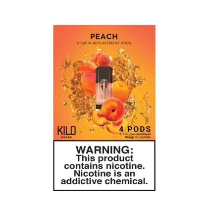 Peach – Pack of 4 Pods by Kilo 1K