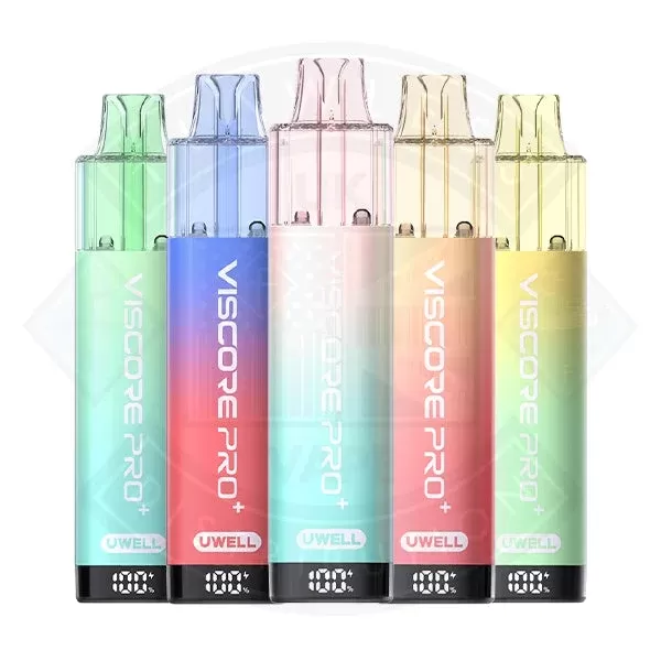 Uwell Viscore Pro+ Prefilled Vape Kit - Flavours#Blue Edition>Cherry Edition>Juicy Edition>Lemon Edition>Mint Edition>Raspberry Edition>Red Edition>Strawberry Edition>Watermelon Edition>Yell