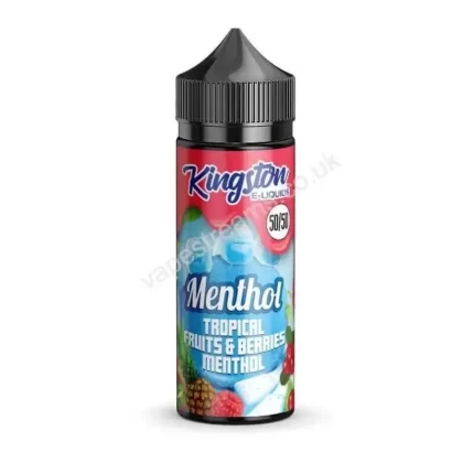 Tropical Fruits & Berries Menthol E-Liquid Shortfill by Kingston 50/50 - Vapestreams Co