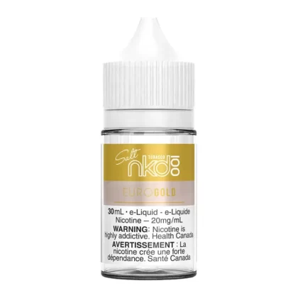 Naked100 Salt Nic E-Liquid - Euro Gold 30ml