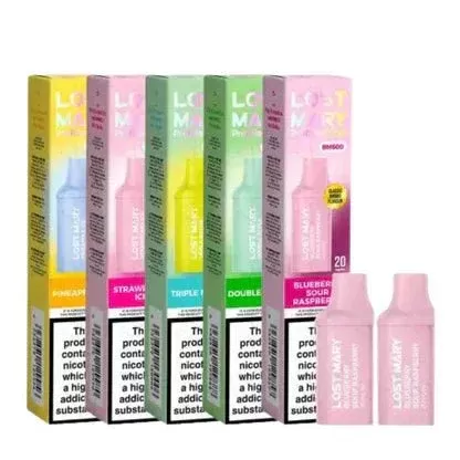 Lost Mary BM600 Prefilled Pod Kits – Box of 10