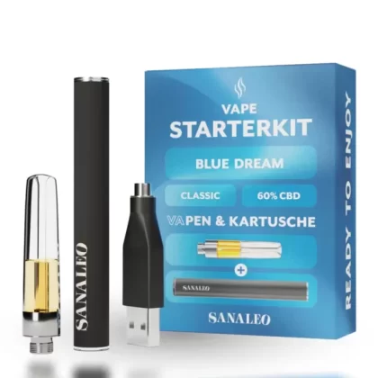 Sanaleo CBD VaPen 60% Starterkit Blue Dream – 0,5 ml