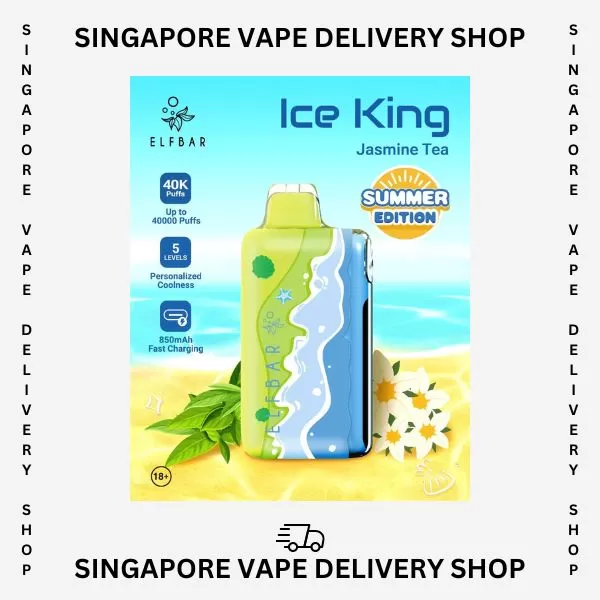 Elf Bar Ice King 40000 Puffs - Green Grape - Image 2