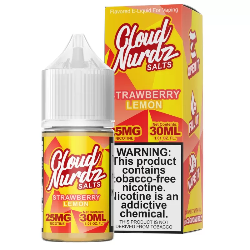 Cloud Nurdz TFN Salt Premium E-Liquid 30ml - Banana Dragon Berry / 25mg - Image 2
