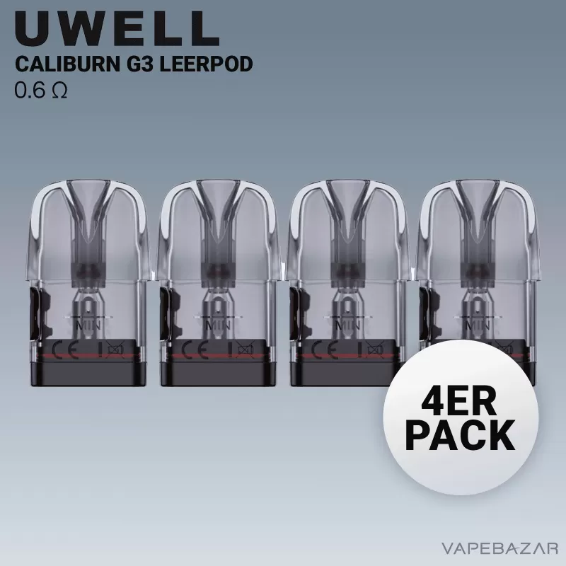 UWELL Caliburn G3 Refillable Pods – 0,6 Ohm - Vape Product (68D93A)