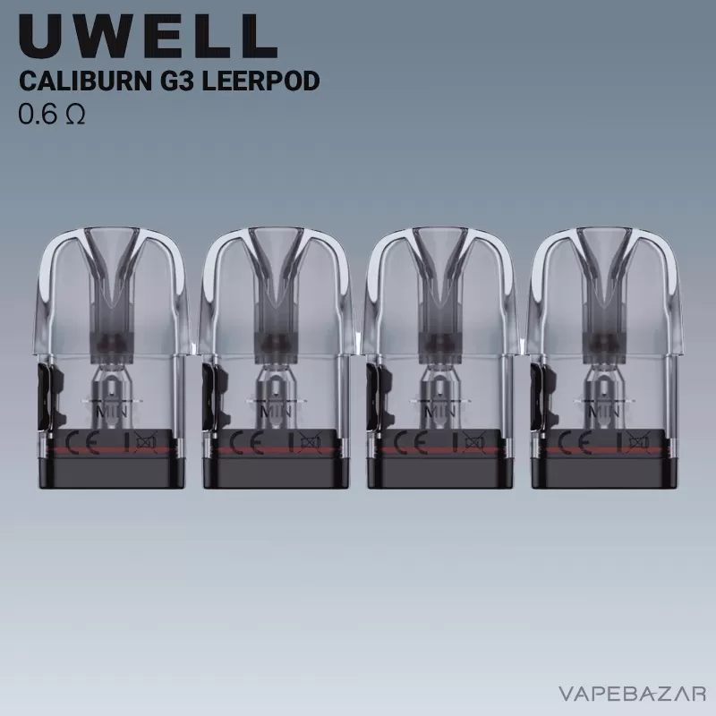 UWELL Caliburn G3 Refillable Pods – 0,6 Ohm - Vape Product (68D93A) - Image 2