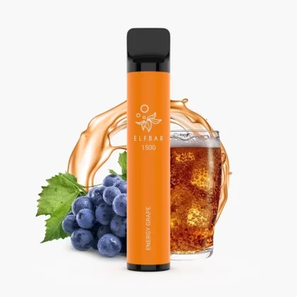ELFBAR 1500 Energy Grape ohne Nikotin | Einweg Vape (0%)