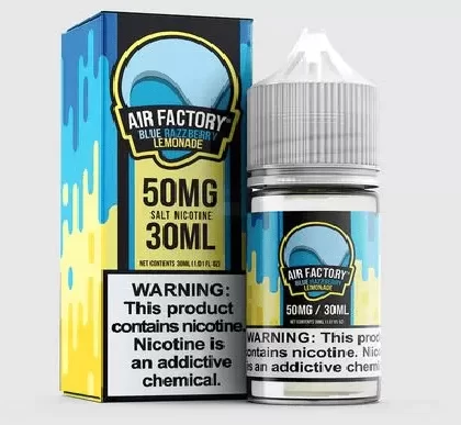 Sale $13.00 – Blue Razzberry Lemonade by Air Factory Salt TFN Series 30mL