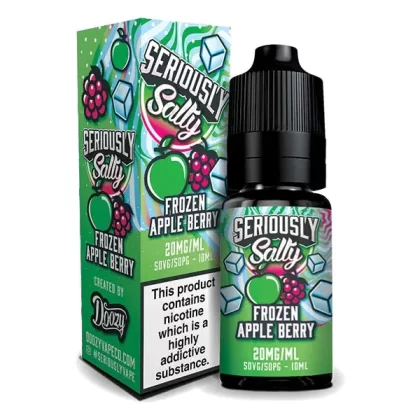 Seriously Salty Frozen Apple Berry Nic Salt E-Liquid - Nicotine Strength#10mg>20mg
