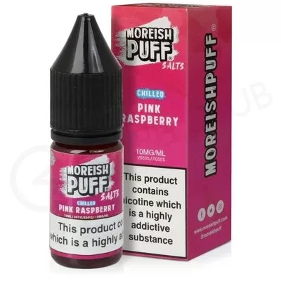 Pink Raspberry Chilled Nic Salt E-Liquid by Moreish Puff