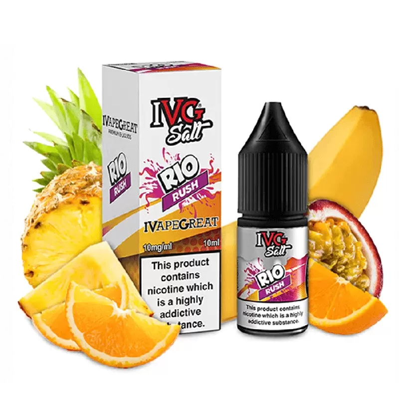 Rio Rush Nic Salt E-Liquid by IVG
