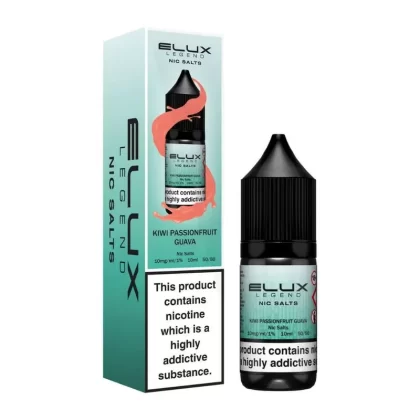 Elux Legend Kiwi Passionfruit Guava Nic Salt E-Liquid - Nicotine Strength#10mg>20mg