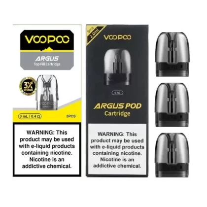 Voopoo Argus Vape Pod (3-Pack) – 3mL - 0.7ohm, 1.0ohm (C0BC34)