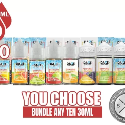 7 Daze Fusion Salt Bundle 10x30ml (300ml)