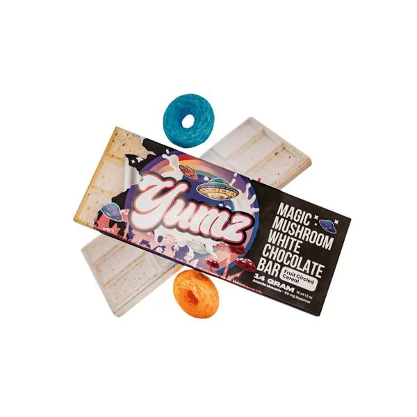 Yumz Amanita Muscaria Chocolate Bar – Fruit Circled Cereal - Image 2